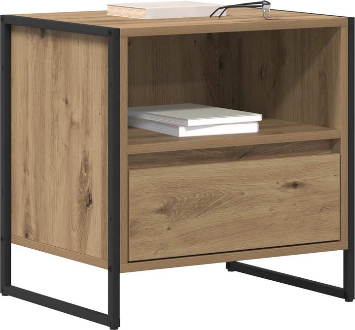 vidaXL Industrieller Nachttisch (39.50 x 50 x 50 cm)