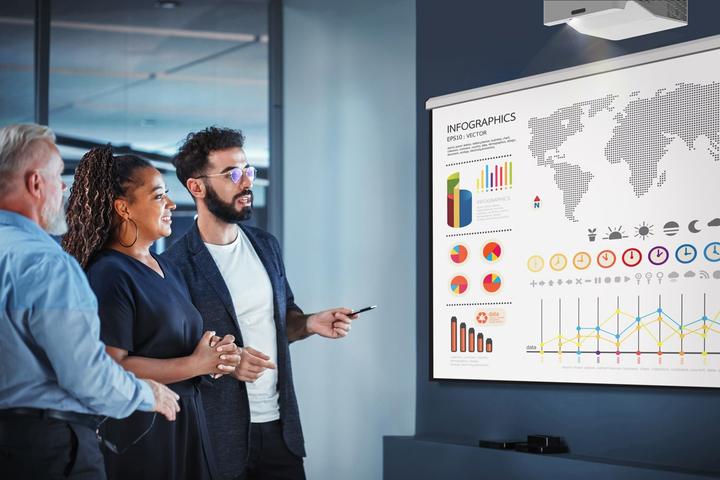 Produktbild Optoma ZW410UST Laser Projector ST WXGA 4000lm (WXGA, 4000 lm)