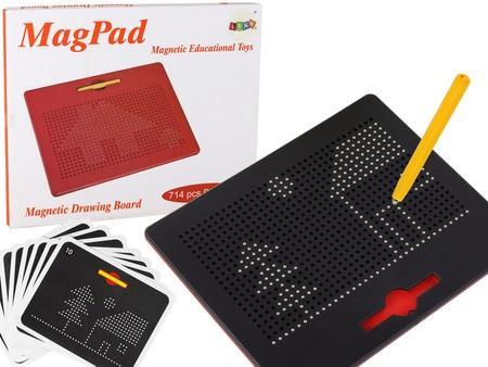 Image du produit Lean Toys Magnettafel mit Kugeln und Vorlagen, schwarz, 714 Stk