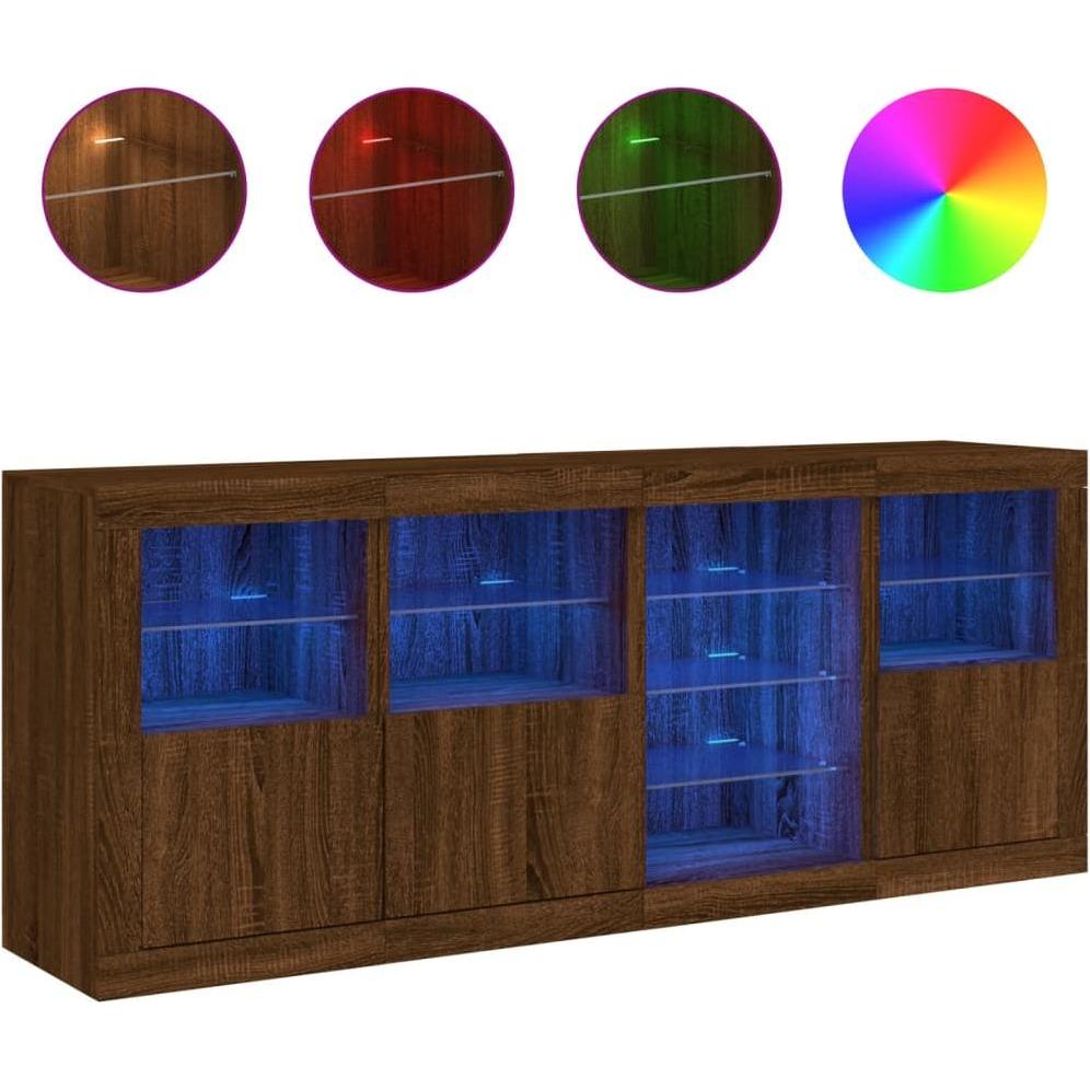 VidaXL, Kommode + Sideboard, Jarene (164 x 37 x 67 cm)