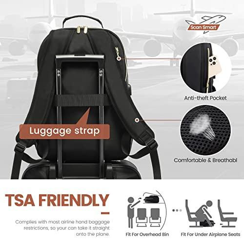 Image du produit Only-Bags.Store Sac à dos, Large 15.6 Inch Laptop Bag Backpacks Waterproof School Backpack Teen Daypacks Black