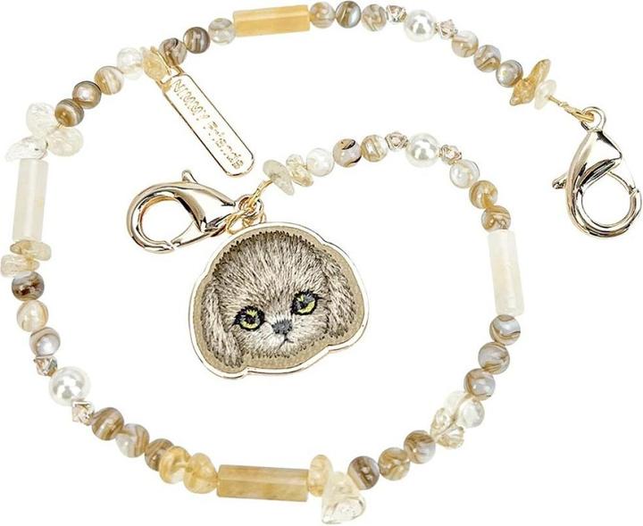 Actual product image Nimmy Bag charm handstrap Magnetic fashion brown