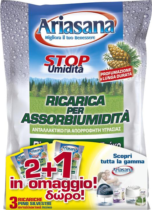 Image du produit Henkel Ariasana Stop Humidité, Absorbeur de pin (recharge) Absorbeur d'humidité et d'odeurs