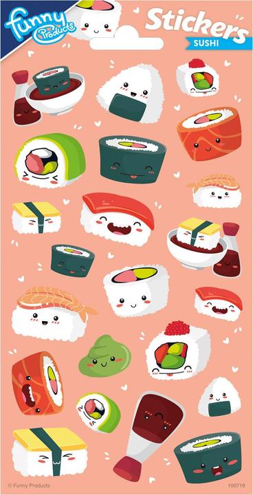 Totum Sticker sheet Sushi Kawaii