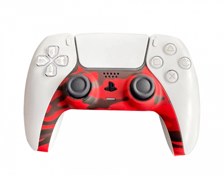 Actual product image Piranha PS5 Controller Skins - Camo Red (PS5)