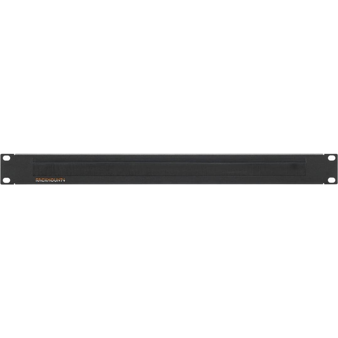 Thumbnail - Rackmount.IT RM 1U Blind Plate with Brush - BLACK, Serverschrank Zubehör, Schwarz