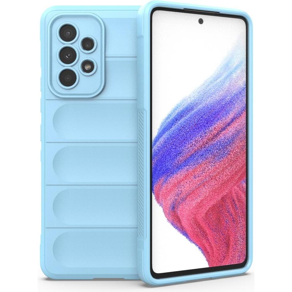 Screenguard CloudCase Samsung Galaxy A53 5G TPU Hülle (Samsung Galaxy A53 5G), Smartphone Hülle, Blau