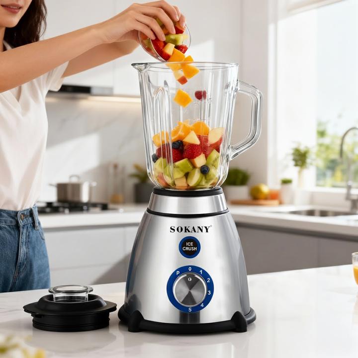 Produktbild Sokany Blender SK-03031 800W 1.5L mit Mühle (800 W)