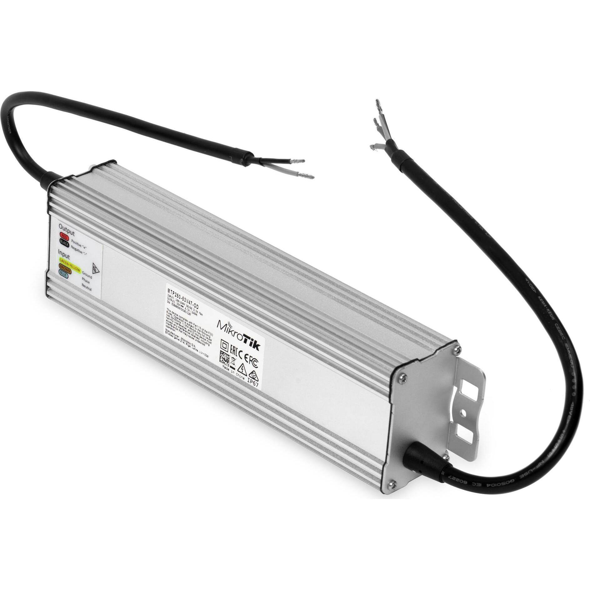 MikroTik MTP250-53V47-OD - Outdoor 53V 250W AC/DC Netzteil, Universalladegerät