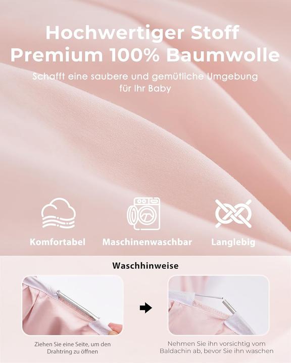 Produktbild Mallify Betthimmel mit Sternenlichtern
