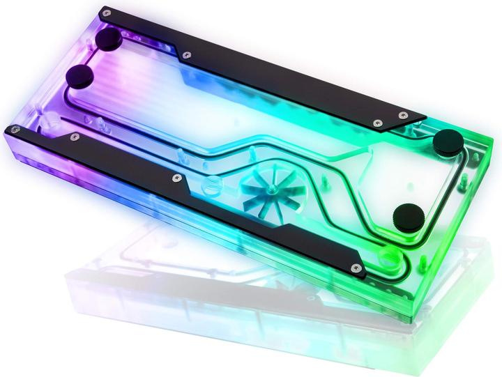 Raijintek ACHERON 240 RBW Distro Plate - Acrylic, D-RGB