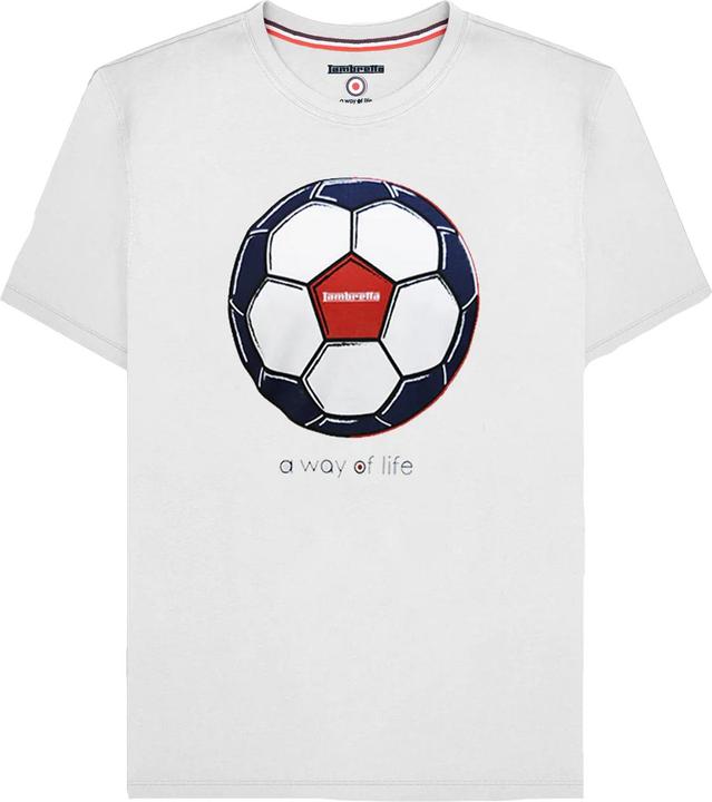 Immagine prodotto Lambretta Maglietta Pallone Grande e Alto Obiettivo Uomo (3XL)