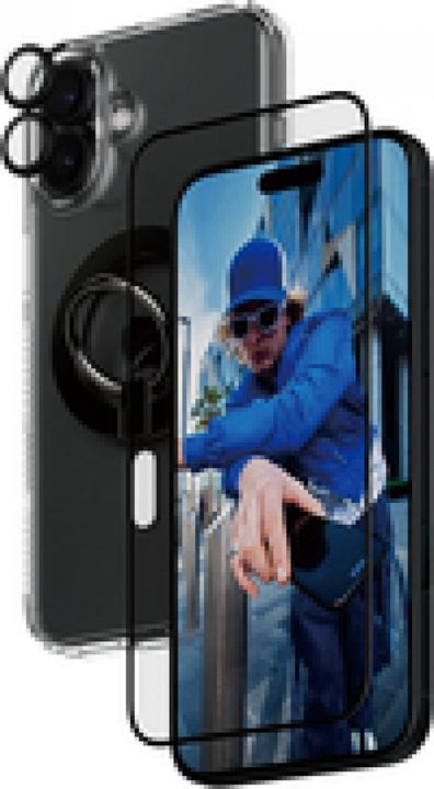 PanzerGlass 4-in-1 Beschermingsbundel (1 Stuk, Apple iPhone 16 Plus)