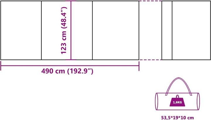 Produktbild vidaXL Camping Windschutz