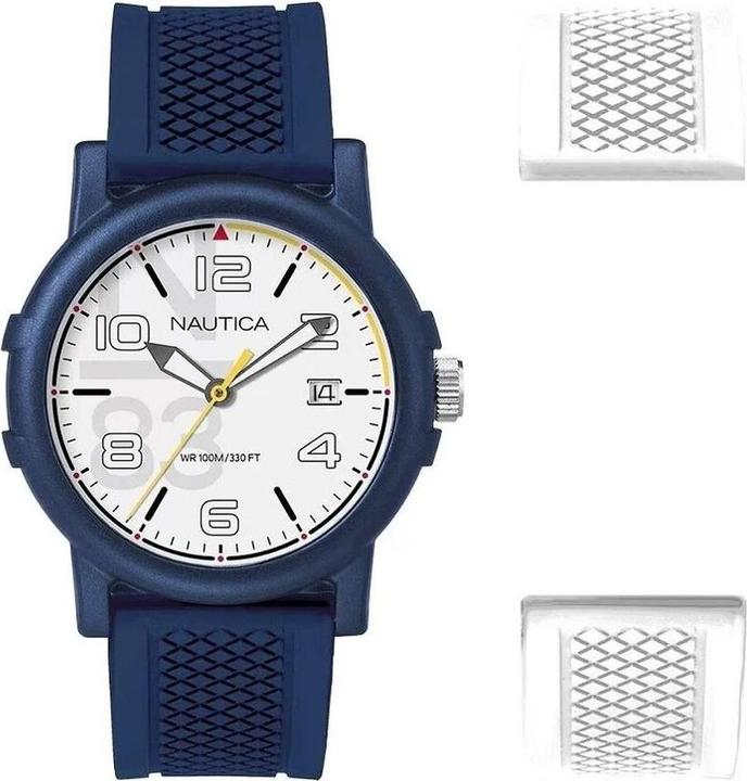 Nautica Herrenuhr (Ø 38 mm) (Analoguhr, 38 mm)