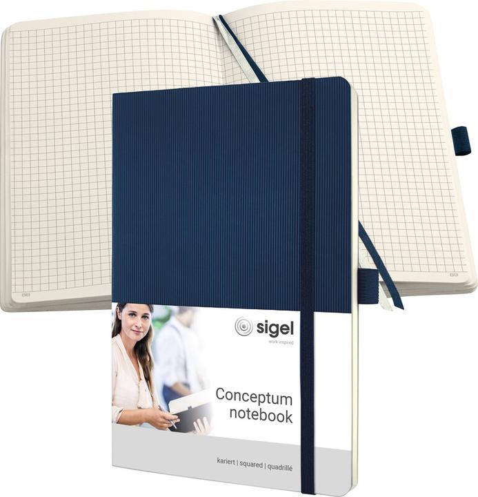 Produktbild Sigel Notizbuch CONCEPTUM Softcover Softwave (135 x 210 mm, Kariert, Weicher Einband)