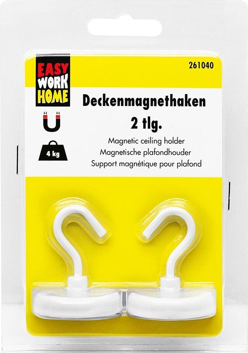 Actual product image Easy Work Ceiling magnet hook 2 pcs (2 x)