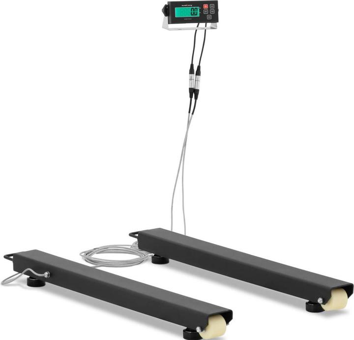 Steinberg Wiegebalken Industriewaage Palettenwaage Bodenwaage digital 2500 kg / 0,5 kg