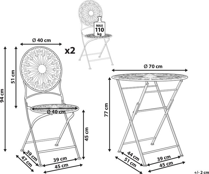 Produktbild Beliani Scafia