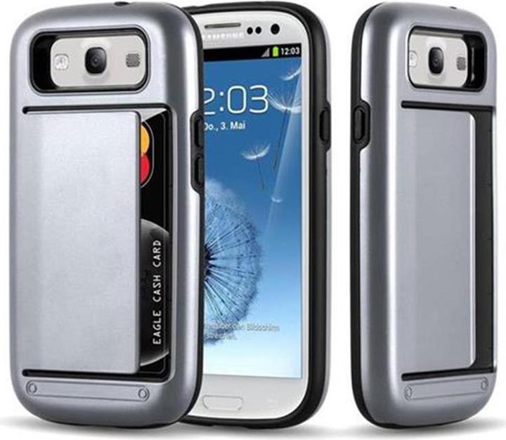 Image du produit Cadorabo Étui de protection hybride avec compartiment pour carte (Samsung Galaxy S3 Neo, Samsung Galaxy S3)