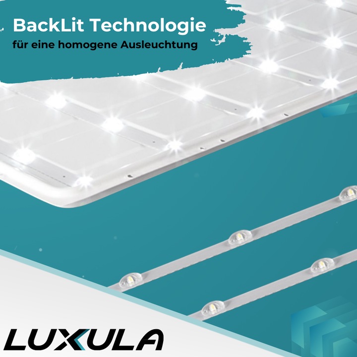 Produktbild Luxula LED BackLit Panel, 62x62 (4400 lm)