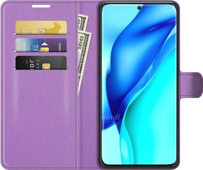 Produktbild MU Classic Litchi Leder Bookcover Series (Huawei P50 Pro)