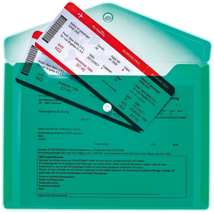 Actual product image Herma Document pouch A5 (25 x 18 cm)