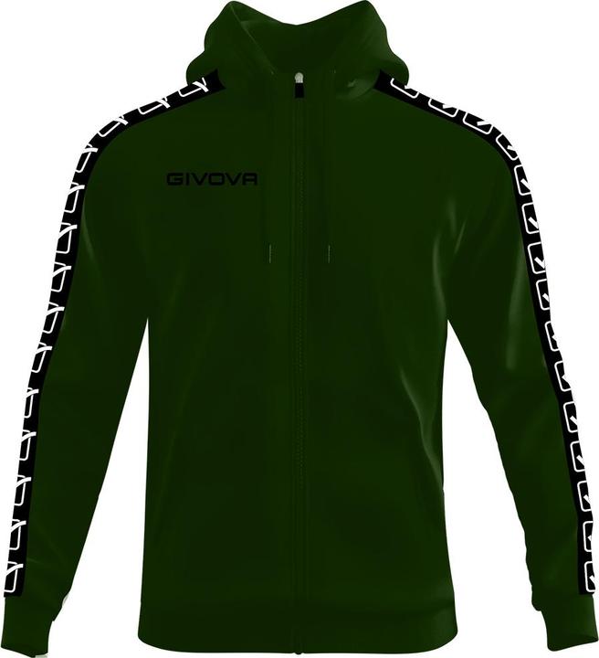 Image du produit Givova Sweatshirt à capuche bande full zip (M)