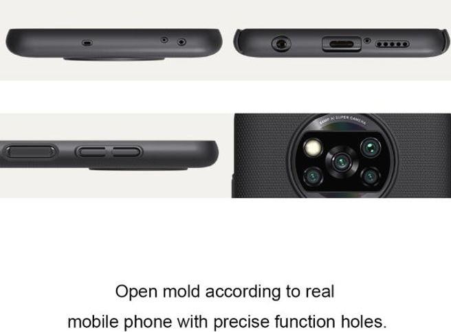 Actual product image Nillkin Super Frosted Shield Series (Xiaomi Poco X3 NFC)