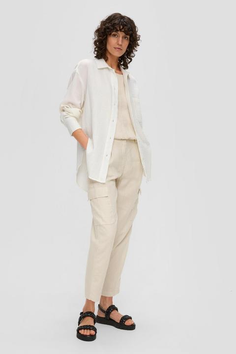 Immagine prodotto s.Oliver Bluse Musselinbluse im Oversized Fit (L)