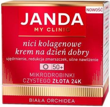 Janda Threads Collagen Good Morning Cream 50+ With Microparticles Of Pure Gold 24K White Orchid 50Ml (50 ml, Tagescreme)