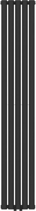 Actual product image Neu.Haus Design tubular radiator Nore Black 180x30cm double layer 1122W (1122 W)