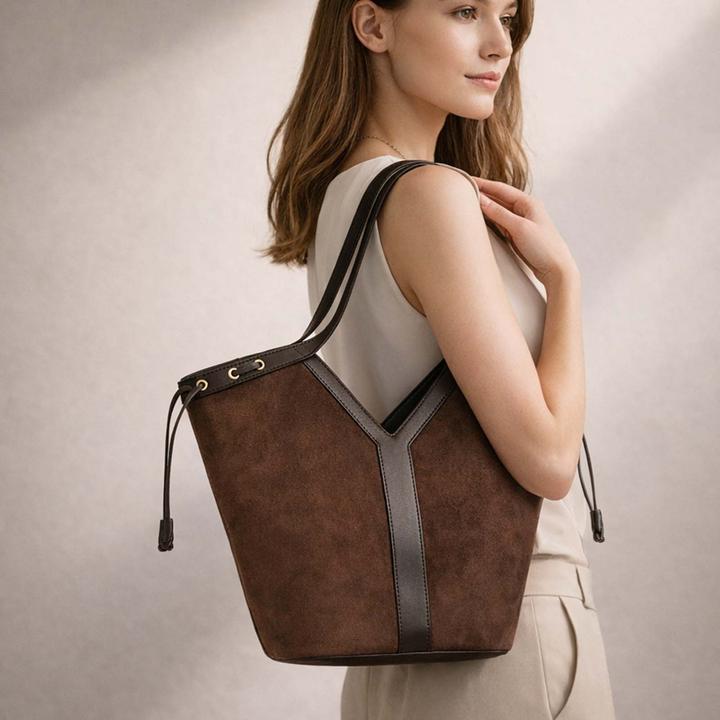 Actual product image Gallantry Moderne Damen Tote Bag Wildlederoptik
