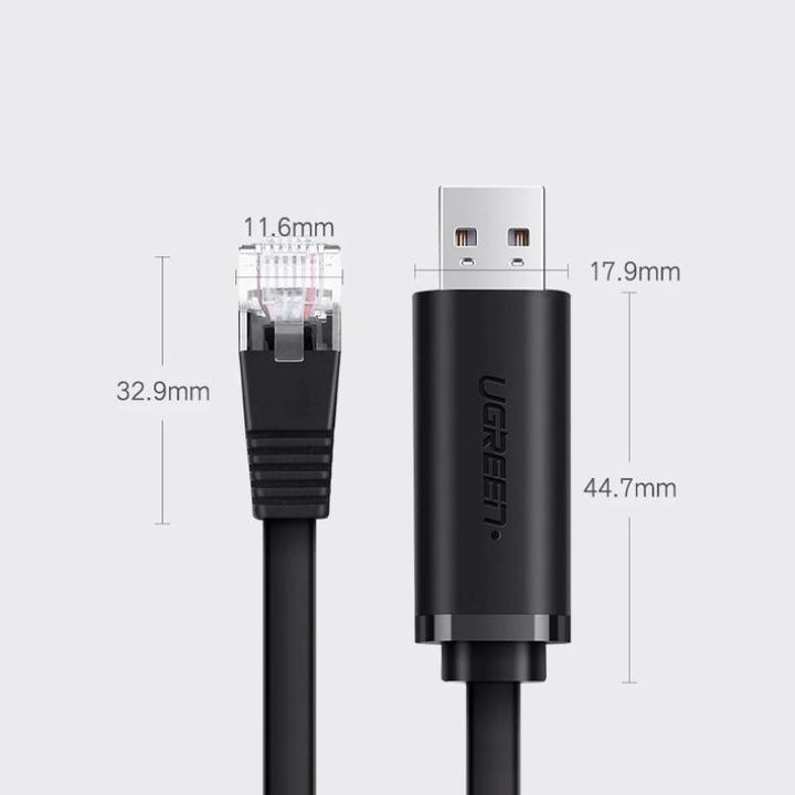 Actual product image Ugreen USB A – RS232 (1.50 m, USB 2.0)