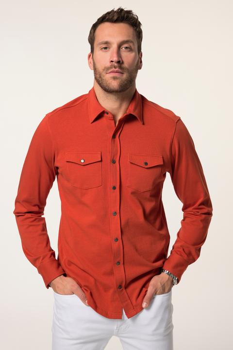 Produktbild JP1880 JP 1880 Sweathemd, Langarm, Kentkragen, Modern Basic Fit (8XL)