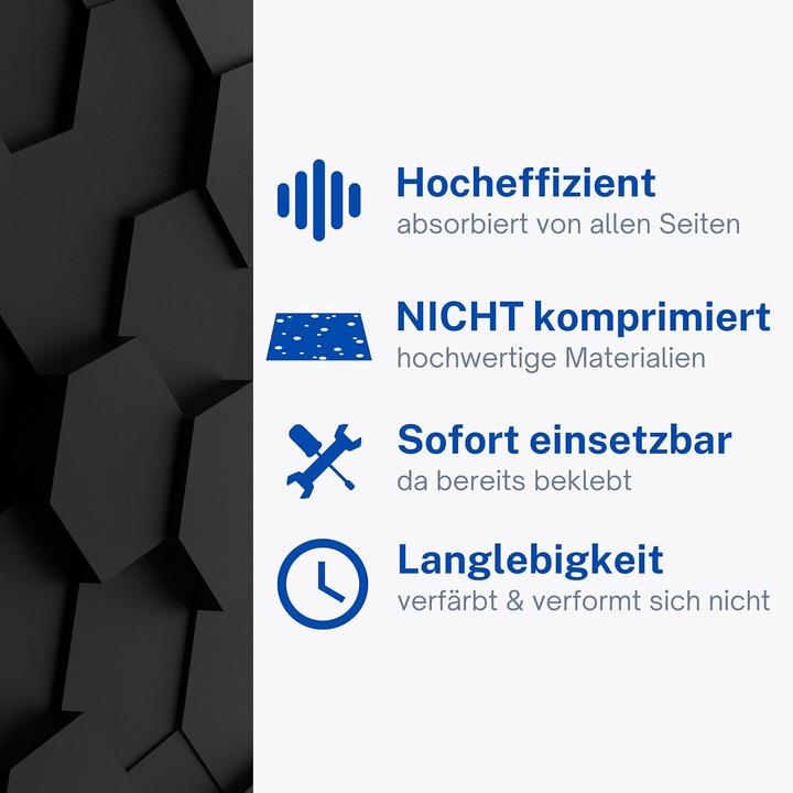 Produktbild Vatto 3D Akustikpaneele Schallabsorber (12 Stk.)