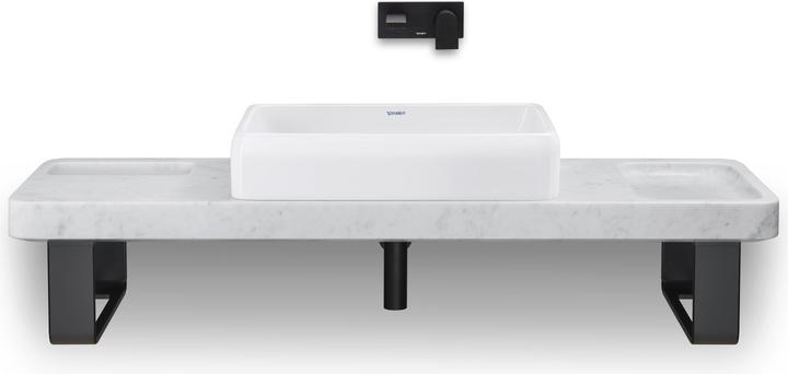 Actual product image Duravit Qatego countertop sink, 600x400mm, without overflow, ground, Soft Edge, rectangular, 238360 (400 mm, 600 mm)