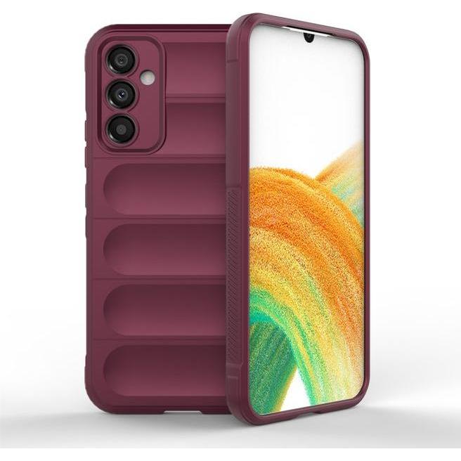 MU Classic Softcase TPU Rugged Series (Samsung Galaxy A34 5G), Smartphone Hülle, Rot