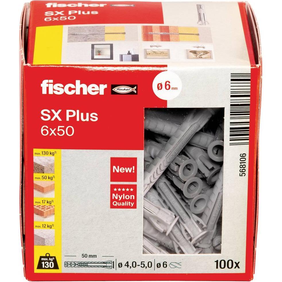 Thumbnail - Fischer, Dübel, Dübel SX Plus 6x50 (100 Stk.)
