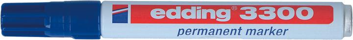 Produktbild Edding Permanent Marker 3300, mit Keilspitze (Blau, 5 mm, 10 x)