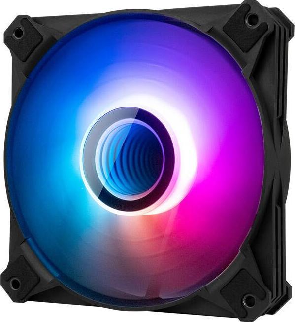 Actual product image Darkflash Tech INF8 ARGB Computer fan (black) (120 mm)