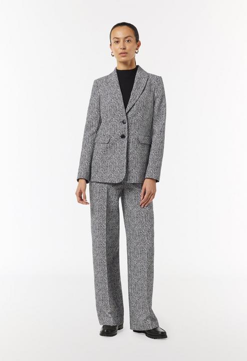 Produktbild Comma Hose Jacquard-Hose mit Wide Leg (34)