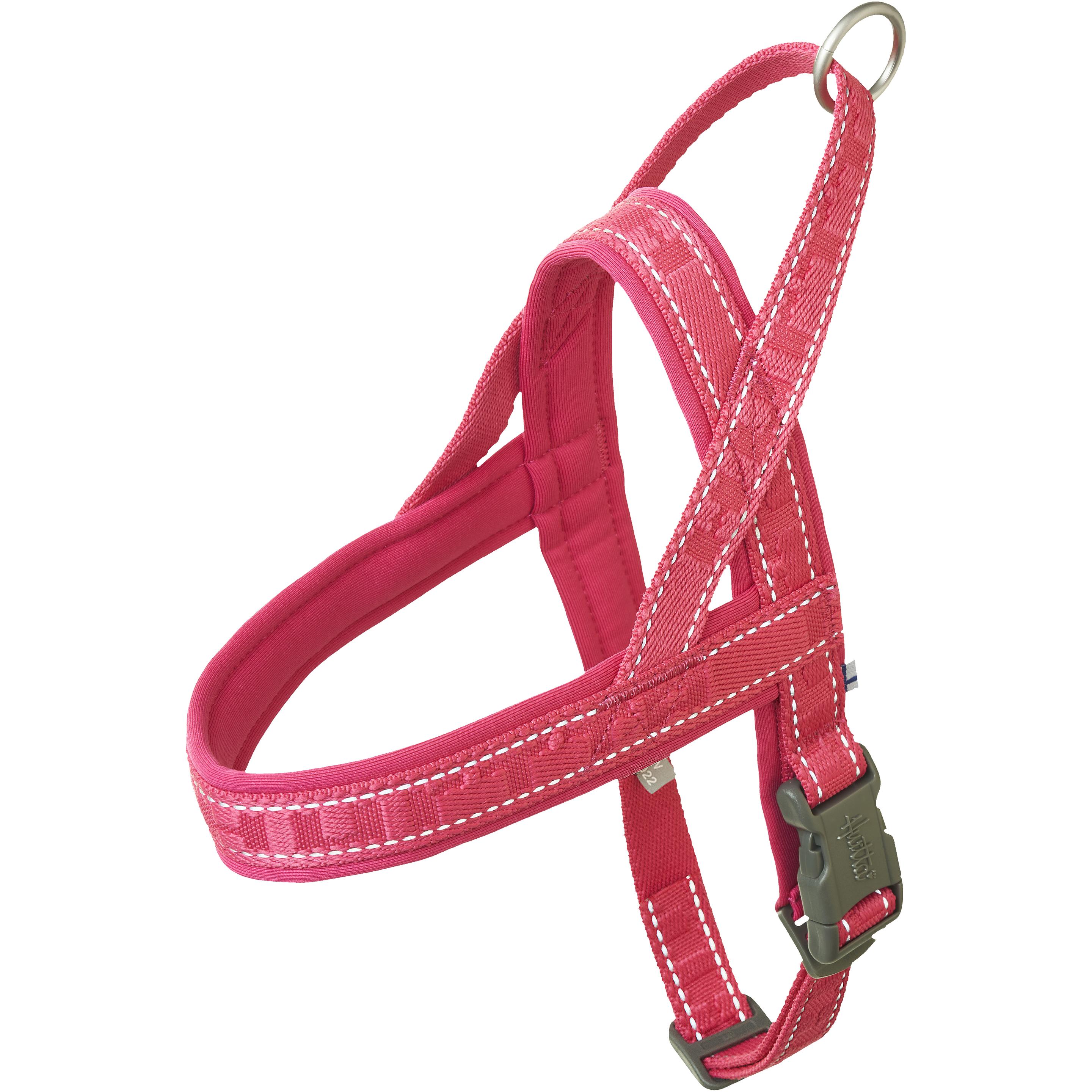 Comparer les prix de Hurtta Harnais casual ECO, 90-100 cm, ruby (Chien, Général), Collier + laisse