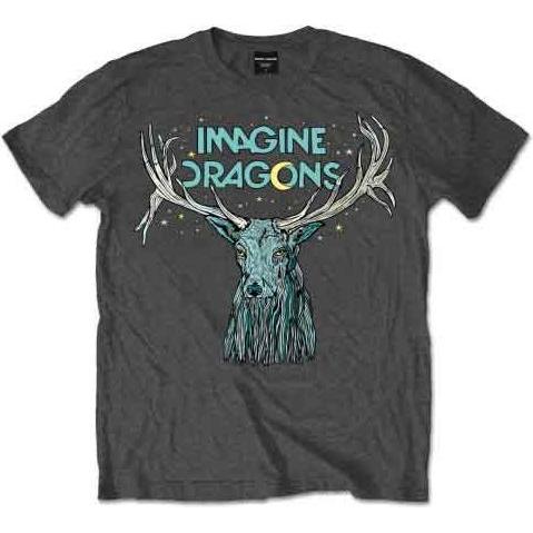Imagine Dragons, Uomini, Maglietta, Elk In Stars, Grigio, (XL)