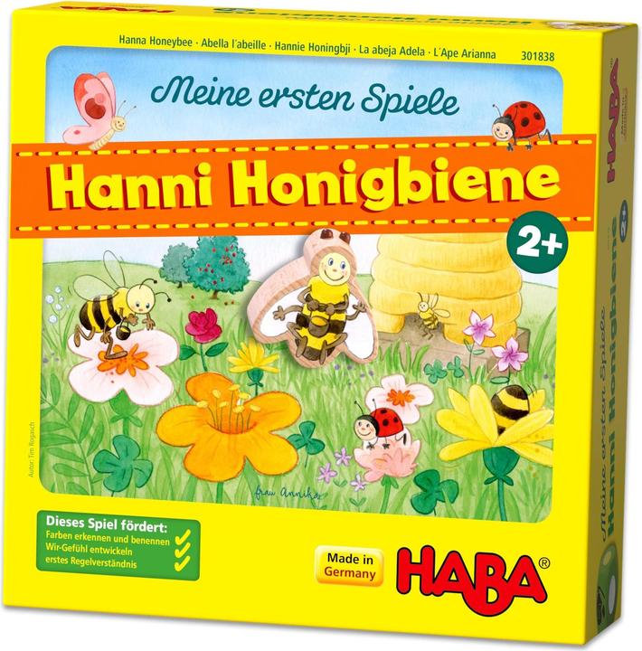 Image du produit Haba Mes premiers jeux - L'abeille Hanni (Allemand, Espagnol, Français, Néerlandais, Italien, Anglais)
