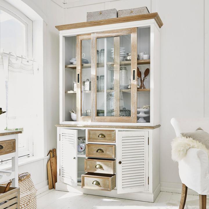 Immagine prodotto Loberon Credenza Moosehide bianco antico/marrone (41 cm)