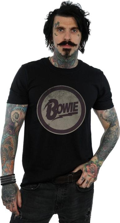 Produktbild David Bowie Circle Logo TShirt (L)