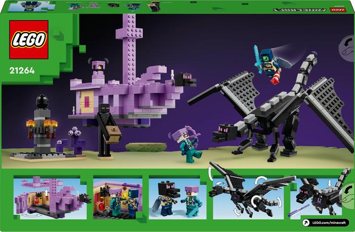 Immagine prodotto LEGO 21264 Il drago di Ender e la nave di Ender (21264, LEGO Minecraft)
