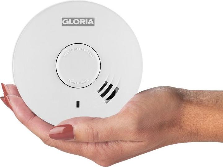 Image du produit Gloria Haus und Garten R-10 002518.0015 Détecteur de fumée à pile avec pile de 10 ans