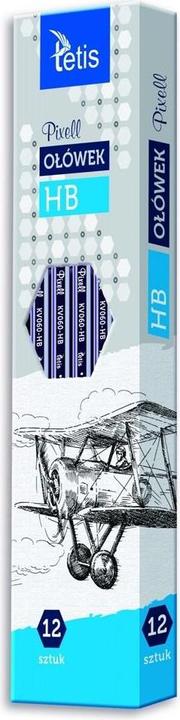 Immagine prodotto Tetis PIXELL Bleistift, sechseckiger Härtegrad, HB, 12 Stk. KV060-HB (HB, 12x)